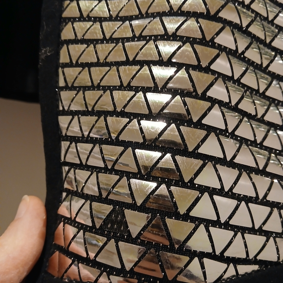 Zara Metallic Silver Blazer and Shorts Set - Picture 6 of 14